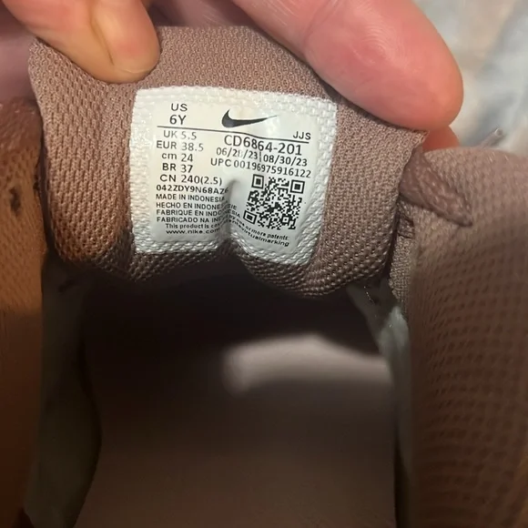 Nike Air Max 90 LTR Smokey Mauve/Platinum Violet-Dark Size:7.5W/6Y - Picture 4 of 5